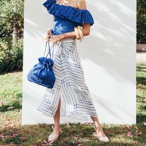 Cult Gaia Nila Skirt 💙🤍💙